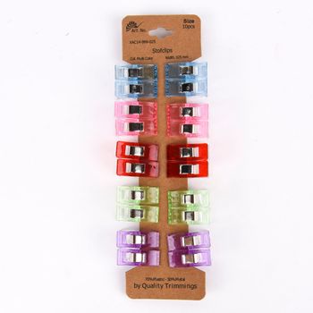 Klammern Stoff Clips klein 20 Stück 2.5x1cm