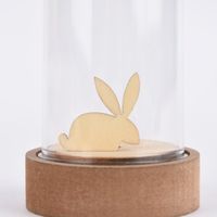 Rico Design Holzdeko-Set Waldtiere klein 6teilig naturbelassen