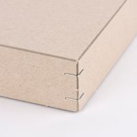 Rico Design Ritzschachtel quadratisch Graupappe 13x13x3.5cm