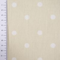 SCHÖNER LEBEN. Tischläufer Full Stop Punkte beige weiß 40x160cm