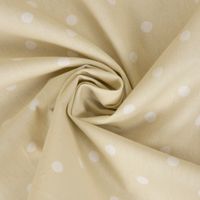 SCHÖNER LEBEN. Tischläufer Full Stop Punkte beige weiß 40x160cm
