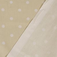 SCHÖNER LEBEN. Tischläufer Full Stop Punkte beige weiß 40x160cm