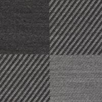 Dekostoff Plaidstoff Wendestoff Checks Cosy Karo grau 1.40m