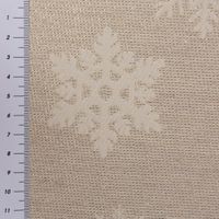 Dekostoff Wendestoff Eiskristalle beige gold 1.40m