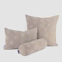Dekostoff Wendestoff Eiskristalle beige gold 1.40m