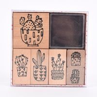 Rico Design Stempelset Hygge Cactus 7teilig