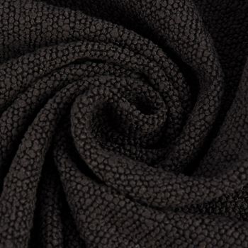 Dekostoff Boucle Deluxe uni meliert grau 1.40m breit