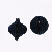 Sass & Belle Dekohänger Wabenball Papier blau 2 Stück 10cm