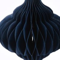 Sass & Belle Dekohänger Wabenball Papier blau 2 Stück 10cm