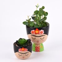 Sass & Belle mini Pflanztopf Frida Kahlo® 9x7cmm