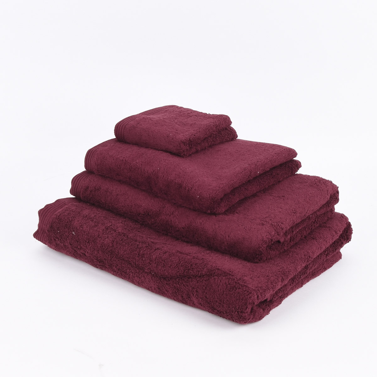 Premium-Frottee Handtuch 100% Baumwolle 580g/qm bordeaux