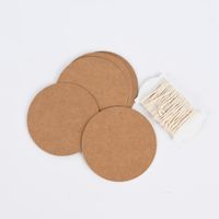 Rico Design Papieranhänger rund Kraftpapier 24 Stück 6.3cm
