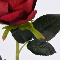 Kunstblume Rose rot 75cm