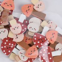 Rico Design Dekostreu Pilze Mix Holz bunt 48teilig