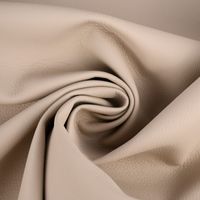 Kunstleder Polsterstoff Kaiman Meterware hellbeige 145cm Breite