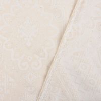 Tischdeckenstoff Damast Dekostoff Ornamente natur 1.6m