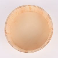 Rico Design Deko Tabletts rund 2er Set Holz 15.5cm und 17.5cm