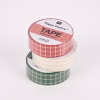 Rico Design Washi Tape Karo grün gold 1.5cmx10m