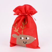 Rico Design Geschenktüte Rentier groß rot 30x45cm