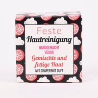 Lamazuna Feste Gesichtsreinigung mit Grapefruit für gemischte und fettige Haut 25g