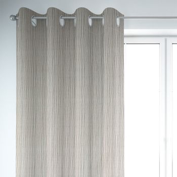 SCHÖNER LEBEN. Vorhang Streifen Linien schwarz wollweiß 245cm oder Wunschlänge