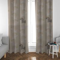 SCHÖNER LEBEN. Kinderzimmer-Vorhang Einhörner beige weiß grau rosa 245cm oder Wunschlänge