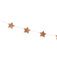 Sternengirlande Girlande mit Sternchen rose gold 3.6m