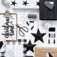 70644-Tisckdekoration-Papier-christmas-time-schwarz-17x10cm-DS1-010-04-H.jpg Tischdekoration Papier christmas time schwarz 17x10cm