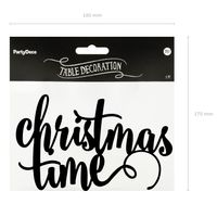 70644-Tisckdekoration-Papier-christmas-time-schwarz-17x10cm-DS1-010-op-01-H.jpg Tischdekoration Papier christmas time schwarz 17x10cm