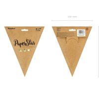 3D Papier-Stern Faltstern goldfarbig 30cm