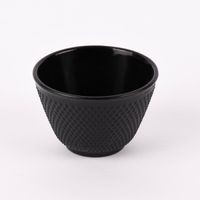 Japanische Teetassen Gusseisen schwarz 100ml 2Stk