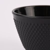Japanische Teetassen Gusseisen schwarz 100ml 2Stk