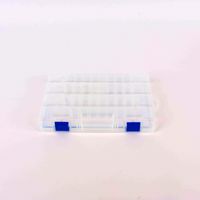 Prym Stick Box leer Kunststoff transparent 28x18x4.5cm