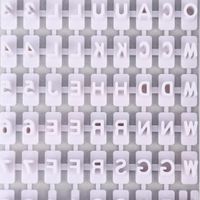 Creativ Company Stempel-Set Buchstaben und Zahlen 85 Zeichen 6mm
