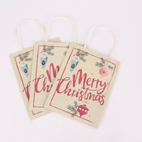 Creativ Company Geschenktüten 3 Stück Merry Christmas Papier 18x23x9cm