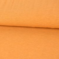 Baumwolljersey Jersey Melange ocker meliert 1.5m Breite