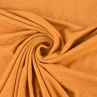 Baumwolljersey Jersey Melange ocker meliert 1.5m Breite