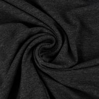 Baumwolljersey Jersey Melange dunkelgrau meliert 1.5m Breite