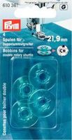 710.jpg Prym 4 Nähmaschinen Spulen für Doppelumlaufgreifer 21.9mm