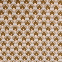 Bekleidungsstoff Viskose Leinen Washed Retro Art Deco hellgrau khaki o