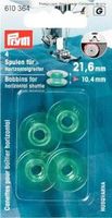 711.jpg Prym 4 Nähmaschinen Spulen Horizontalgreifer 21.6mm