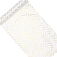 71107-Deko-Tischband-Vlies-bedruckt-Sterne-Chevron-weiss-gold-0-36x9m-FLIN1-36-019ME-01-H.jpg Deko Tischband Vlies bedruckt Sterne Chevron weiß gold 0.36x9m