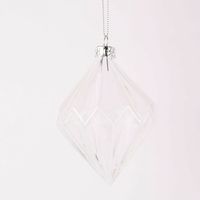 Creativ Company Dekohänger Diamantform Glas 3 Stück 8cm