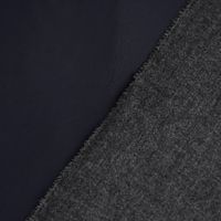 Bekleidungsstoff Kunstleder Lederimitat dunkelblau matt 1.4m Breite