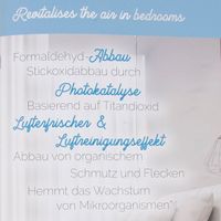 Stores Leinenstruktur Pure Air Technology luftreinigende Ausrüstung t