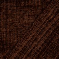 Wärmevorhangstoff Thermochenille Inuit Akustik Kälteschutz braun 1.50m Breite