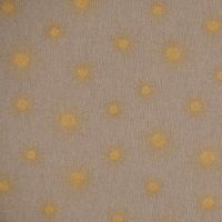 Dekostoff Halbpanama Leinenlook Sonne natur goldfarbig 1.40m Breite