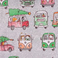 Lillestoff Bio Baumwollstoff Weihnachtsmööpmööp Autos Weihnachtsba