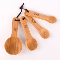 Sass & Belle Messlöffel Set Bambus 4-teilig verschiedene Größen