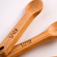 Sass & Belle Messlöffel Set Bambus 4-teilig verschiedene Größen